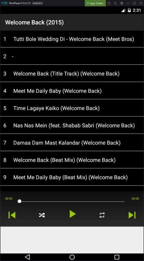 Welcome Back (2015) Album Best Bollywood Music screenshot 3