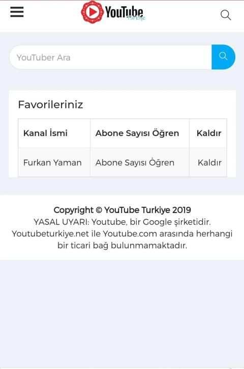 Youtube Abone Sayacı screenshot 1