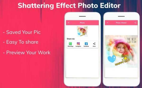 Shattering Effect - Photo Lab Editor screenshot 1