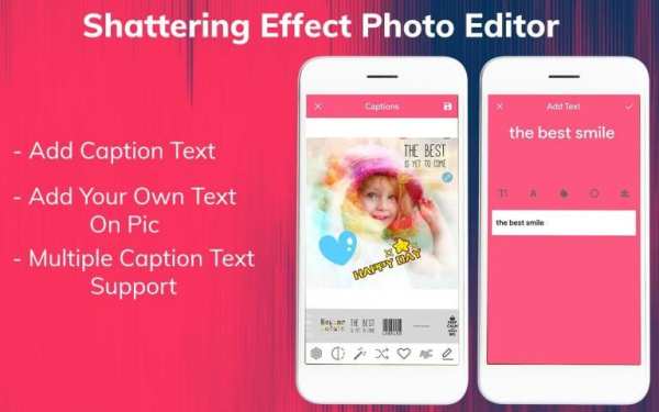 Shattering Effect - Photo Lab Editor स्क्रीनशॉट 2