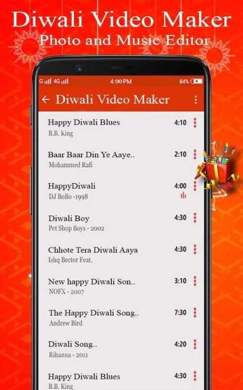 Diwali Video Maker - Photo and Music Editor स्क्रीनशॉट 2