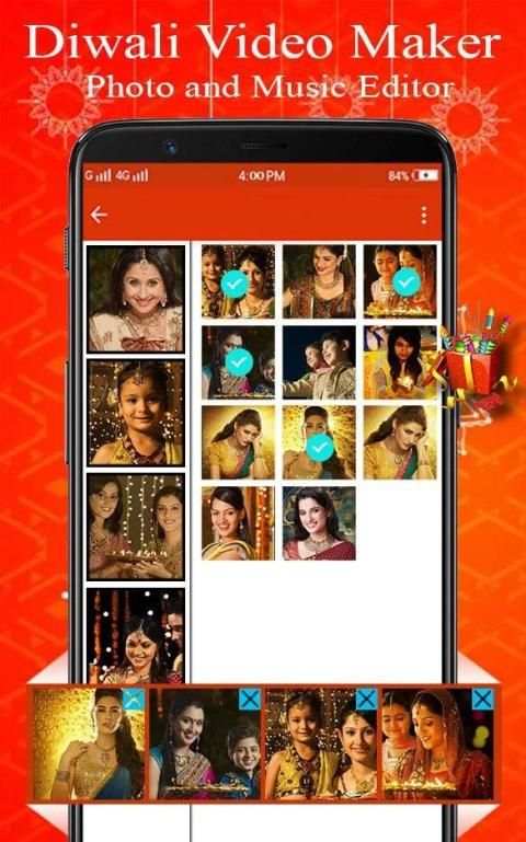 Diwali Video Maker - Photo and Music Editor स्क्रीनशॉट 6