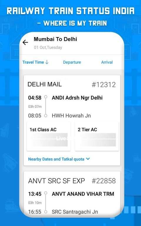 Train Status - Where is my Train स्क्रीनशॉट 7
