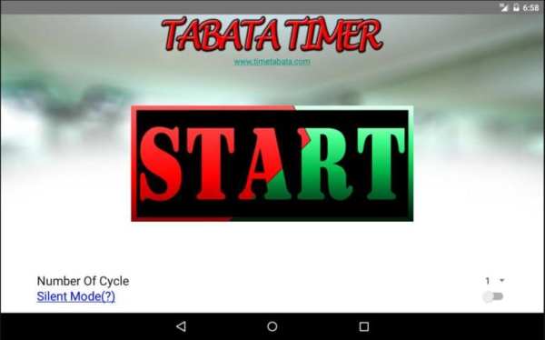 Tabata Timer L with Music स्क्रीनशॉट 3