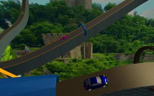 Impossible Classic Car Track Racing Simulator screenshot 2