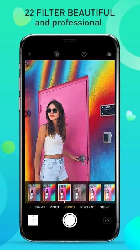 Selfie Camera iPhone X - OS 12 Camera screenshot 2