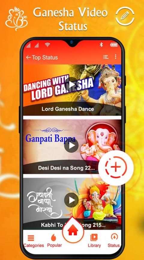 Ganesha Video Status - Full screen Video Status स्क्रीनशॉट 3