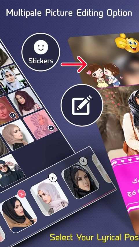 My Photo Urdu Lyrical Video Status Maker WithMusic screenshot 5