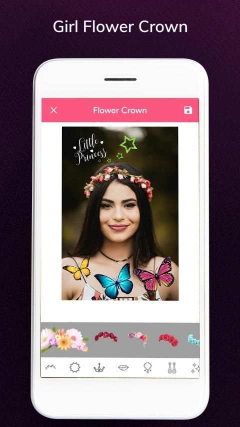 Crown Heart Photo Editor - Heart Crown Camera screenshot 6