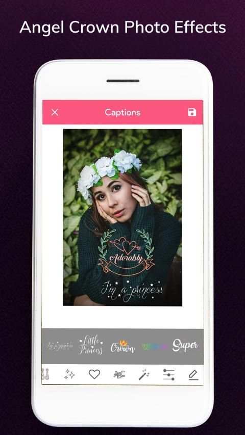 Crown Heart Photo Editor - Heart Crown Camera screenshot 4