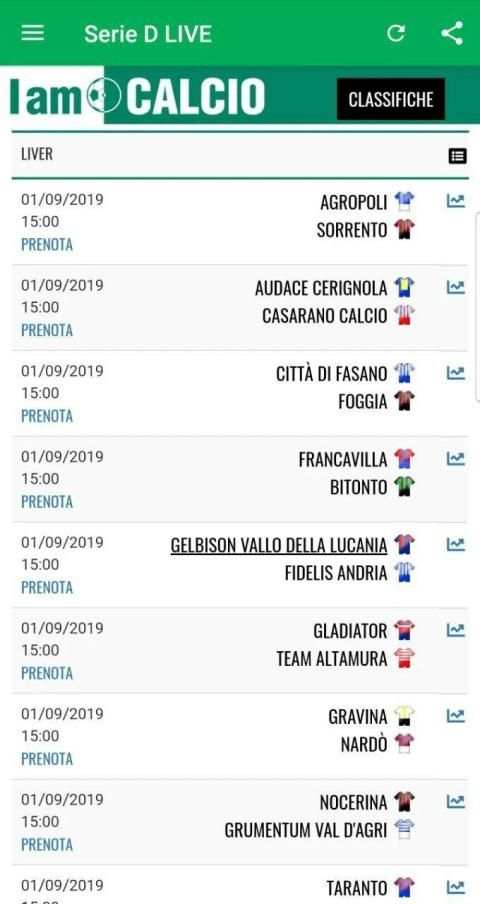 Serie D LIVE 2019-2020 screenshot 2