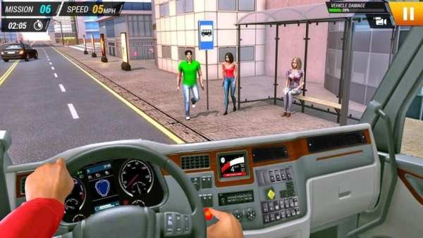 कोच बस ड्राइविंग सिम्युलेटर 2019 - Bus Driving Sim स्क्रीनशॉट 16