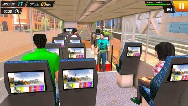 कोच बस ड्राइविंग सिम्युलेटर 2019 - Bus Driving Sim स्क्रीनशॉट 5