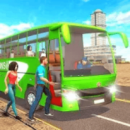 कोच बस ड्राइविंग सिम्युलेटर 2019 - Bus Driving Sim आइकन