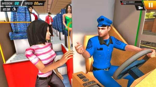 कोच बस ड्राइविंग सिम्युलेटर 2019 - Bus Driving Sim स्क्रीनशॉट 3