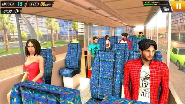कोच बस ड्राइविंग सिम्युलेटर 2019 - Bus Driving Sim स्क्रीनशॉट 10