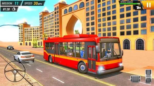 कोच बस ड्राइविंग सिम्युलेटर 2019 - Bus Driving Sim स्क्रीनशॉट 2