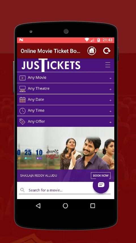 Online Movie Ticket Booking screenshot 2