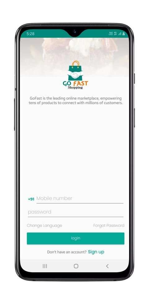 GoFast Shopping App स्क्रीनशॉट 6