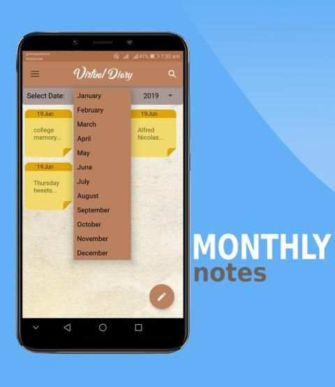 Virtual Diary - Free Daily Note Taking App स्क्रीनशॉट 5