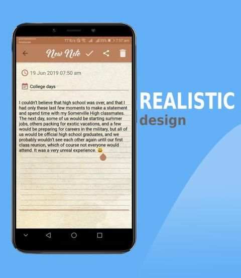 Virtual Diary - Free Daily Note Taking App स्क्रीनशॉट 6