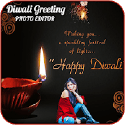 Diwali Greeting Card Photo Editor आइकन