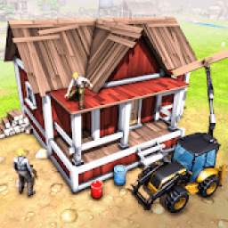 Village House Construction: Excavator Simulator