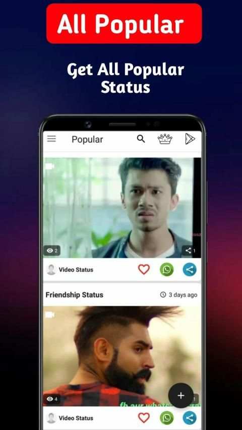 WidLy: FullScreen Video Status स्क्रीनशॉट 6