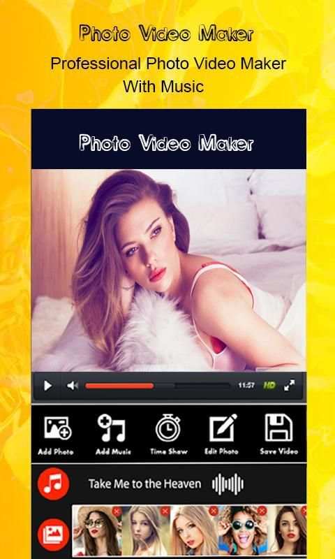 Photo Video Maker with Music - Video song maker स्क्रीनशॉट 6