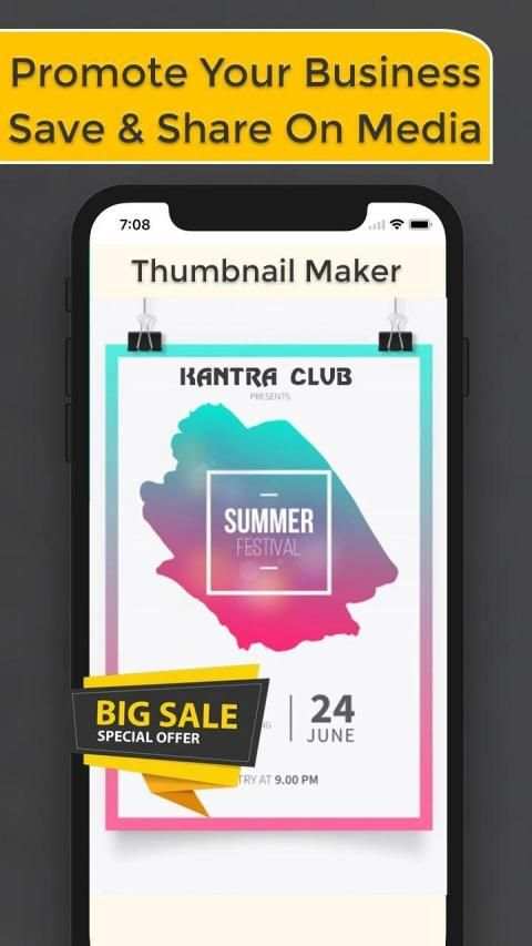 Thumbnail Maker for Tube Video - Tube Banner Maker screenshot 1