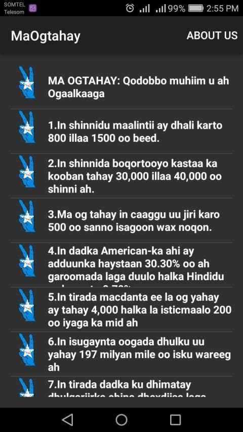 Ma Ogtahay Apk - Qaybtii 1 screenshot 2