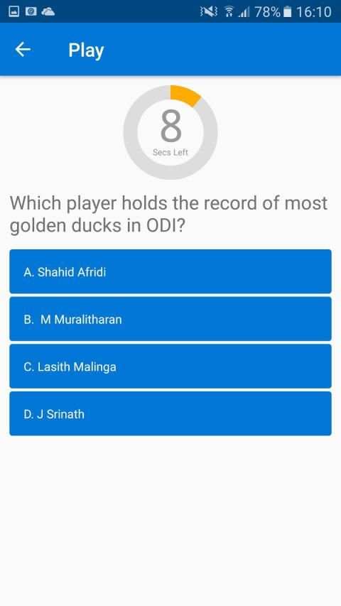 Cricket Quiz Win Prizes - Earn Cash Daily/Monthly स्क्रीनशॉट 4