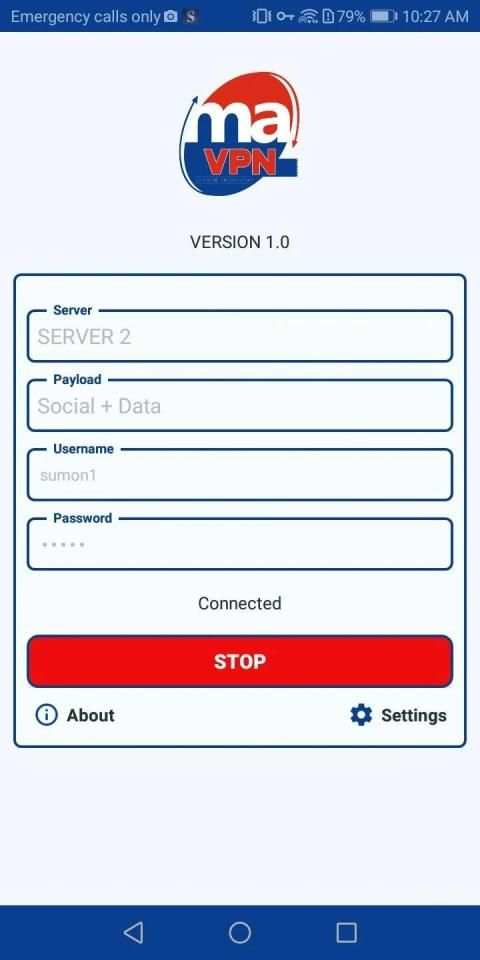 MA VPN UAE screenshot 2