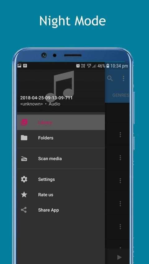 Music Player - Audio Player स्क्रीनशॉट 3