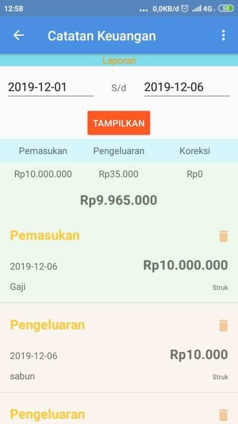 Catatan Keuangan screenshot 3