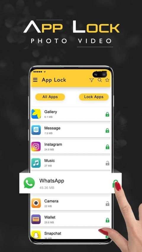 App Lock : Lock Apps, Hide Photo & Videos स्क्रीनशॉट 5