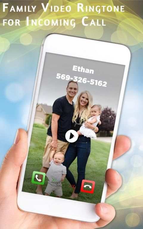 Family Video Ringtone for Incoming Call screenshot 4