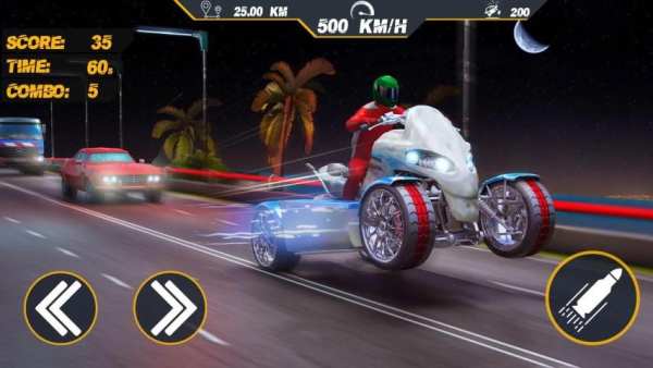 ATV Quad Bike Simulator: Traffic Shooting Game screenshot 4