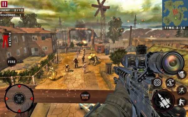 Zombie Target Dead Trigger screenshot 4