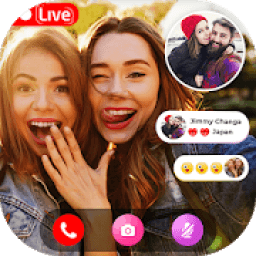Live Video Call - Random Video Chat &amp; Live Talk आइकन