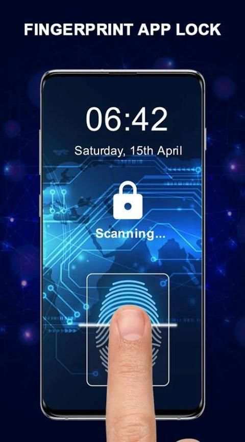 Fingerprint APP Lock Password, Pin and Pattern स्क्रीनशॉट 2
