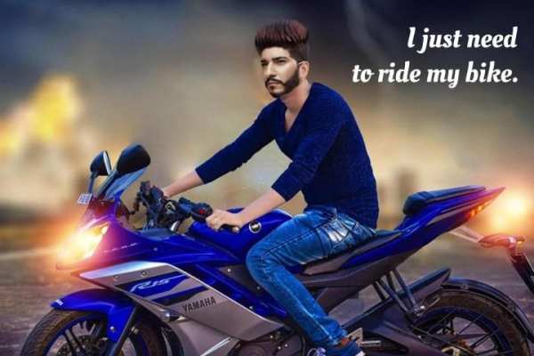 Bike Rider Photo Maker स्क्रीनशॉट 1
