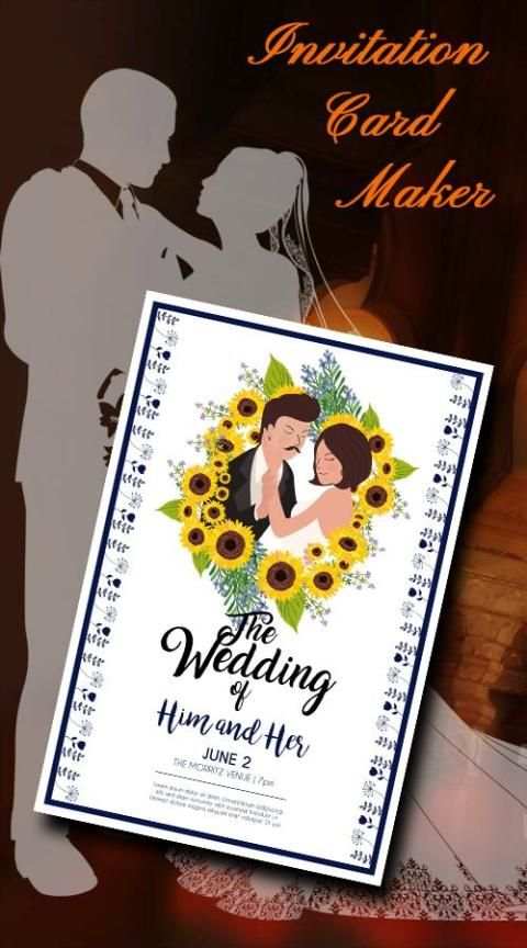 Wedding Card Maker स्क्रीनशॉट 4