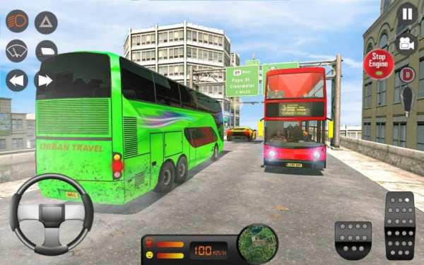 Coach Bus Simulation game: Driving simulator screenshot 5