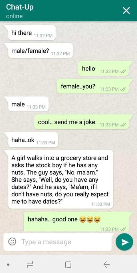 Chat-up: Talk to strangers screenshot 1