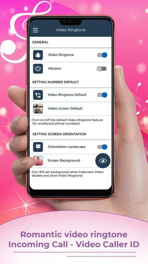 Romantic Video Ringtone for Incoming Call screenshot 1
