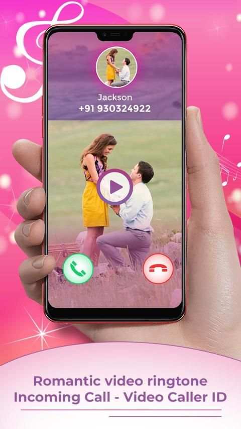 Romantic Video Ringtone for Incoming Call screenshot 3