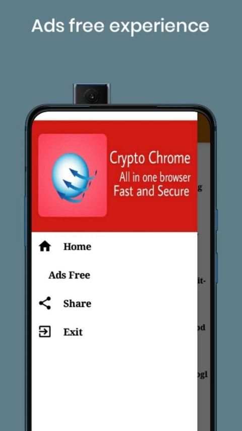 Crypto Chrome -All in one Browser-Fast and Secure screenshot 1