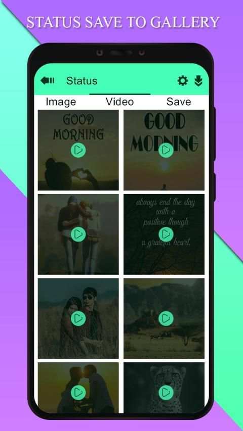 Status Save To Gallery : Whatup Status Downloader screenshot 1
