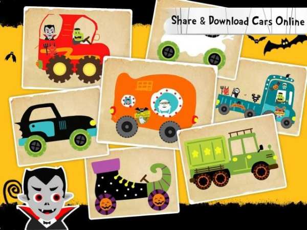 Labo Halloween Car(4+) स्क्रीनशॉट 1